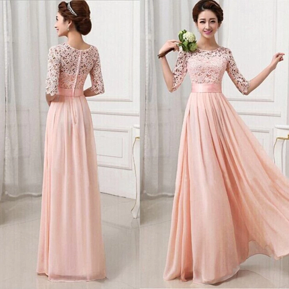Women Long Sexy Evening Party Ball Prom Gown Formal Dresses