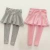 6Colors Toddler Cozy Pantskirt Girl Wool Culotte Kids Child Legging Trousers