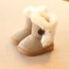 Winter Children Boots Thick Warm Shoes Cotton-Padded Suede Buckle Boys Girls Boots Boys Snow Boots Kids Shoes EU 21-35