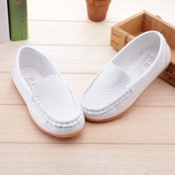 Boys Girls Leather Shoes Baby Moccasins Kids Shoes Loafers Sneakers Fashion Children Shoes For Soft Bottom Boys X189