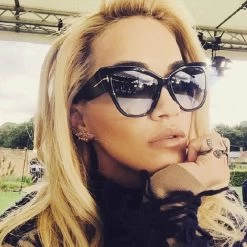 Gradient Points Sun Glasses Tom High Fashion Designer S For Women Sunglasses Cateyes