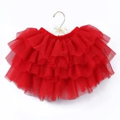 2-10Y Fashion Children Girl Tutu Skirts Baby Ballerina Skirt Kids Chiffon Fluffy Casual Candy 7 Color Skirt