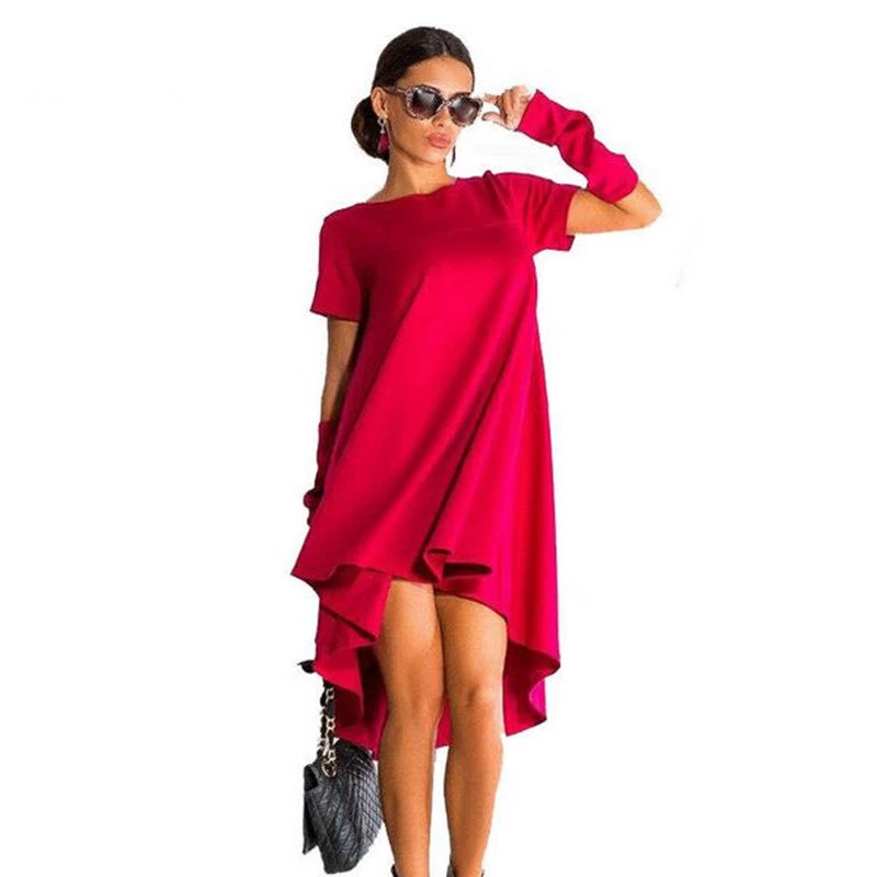 Midi Women Dress Summer Style Tunic Boho Kylie Jenner Ladies Dresses Mavodovama Red Party Woman Dress Ukraine
