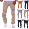 Hip Hop Brand Ripped Jeans Denim Men Jeans,male Famous Brand Men's Jeans Straight Trousers