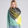 Winter Cashmere Scarf Women Blanket Scarf Plaid Wraps Long Scarf Women Pashmina Cashmere Shawls And Scarves Tassel