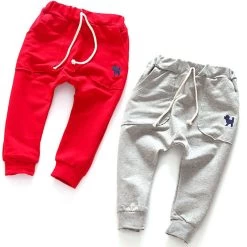2-7Y Kids Harem Pants Toddlers Infants Baby Boy Girl Cotton Trousers Slacks