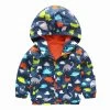 90-120cm Cute Dinosaur Spring Kids Jacket Boys Outerwear Coats Active Boy Windbreaker Cartoon Sport Suit For Children Kids