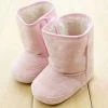 Super Warm Winter Baby Ankle Snow Boots Infant Shoes Pink Khaki Antiskid Keep Warm Baby Shoes First Walkers