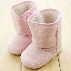 Super Warm Winter Baby Ankle Snow Boots Infant Shoes Pink Khaki Antiskid Keep Warm Baby Shoes First Walkers