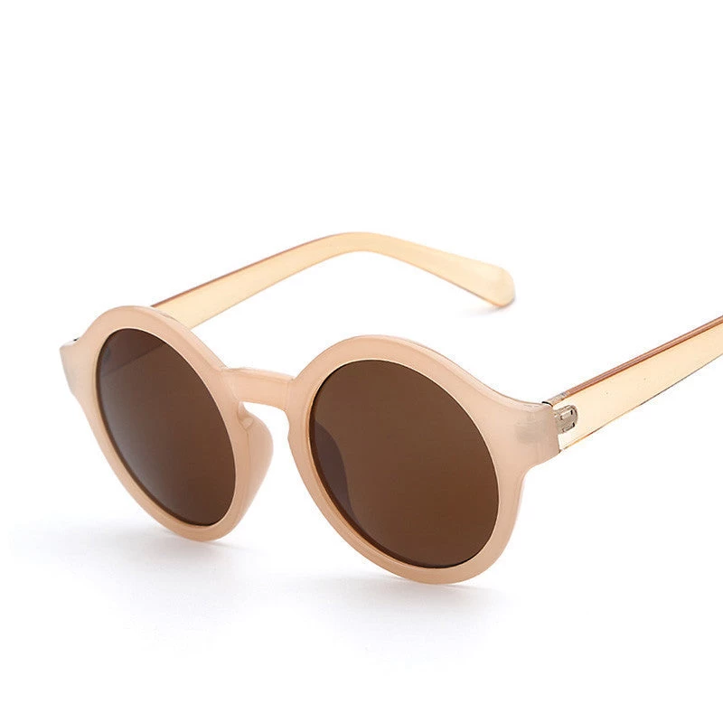 Round Circle Sunglasses Women Retro Vintage Sun Glasses For Women Designer Sunglasses Female