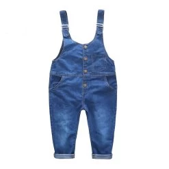 Kids Ripped Denim Jeans Pants Children Overalls Jeans Pants Boys And Girls Casual Jeans 3T-8T, SC020