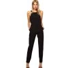 Summer Sexy Women Jumpsuit Romper Lady Sleeveless Bodysuit Playsuit Womens Black Trousers Long Pants In Womens Clothes