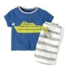 Baby Boy Toddler Short Sleeve T-Shirt Striped Pants Clothes Outfits Sets Arrival
