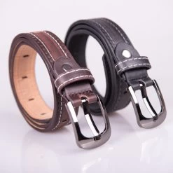 Child Formal Dress Boys Teenage Belt Hot Designer Kids PU Leather Fashion Elastic Belt Buckle Black Leisure Strap Casual Belt