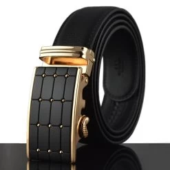 Men Automatic Buckle Brand Designer Leather Belt Business Belt Mens Strap High And Luxury Cummerbund