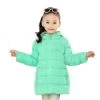 Kids Girls Winter Jacket Fashion Lightweight Outwear Kids Warm Long Coat Down & Parkas