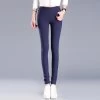 Colored Stretch Fashion Female Candy Colored Pencil Women's Pants Elastic Cotton Pants OL Slim Trousers Size S-3XL