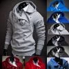 Hoodies Men Hip Hop Mens 7 Color Stitching Hedging Hoodie Sweatshirt Suit Slim Fit Men Hoody