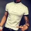 The Summer Men'S Printing T-Shirt Slim Fit And Fit T-Shirts Fashion Handsome T Shirts Tee Shirt Homme