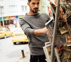 Autumn Winter Casual Sweater Men Fashion Long Sleeve Pullovers MY2015