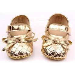 Baby Shoes 3 Colors Rhombus Lattice Pattern Soft Bottom Baby Girl Shoes PU First Walkers 11 Cm 12cm 13 Cm