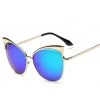 Fashion Cat Eyes Eyeglasses Women Mirror Lenses Sunglasses Glasses