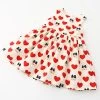 Summer Style Girl Dress Sleeveless Princess Heart Print Kids Dresses For Girls Baby