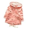 Hooded Girls Coat 100% Cotton Jacket For Girls 1-4 Years Windbreaker KF101