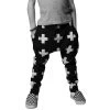 Baby Boy Girls Cotton Cross Pattern Bottoms Harem Pants Hip-Pop Trousers For 2-6Y