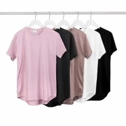 Summer Pure T-shirt Pink Black Extended Long T Shirt Mens Hip Hop Design Street Men T Shirt Sell