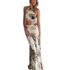Sexy Club Party Dress Women Bodycon Dresses Boho Print Halterneck Long Maxi Dress Beach Dress