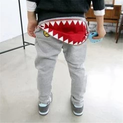 Boy Pants Girls Chic Zipper Casual Baby Harem Pants Sport Loose Trousers