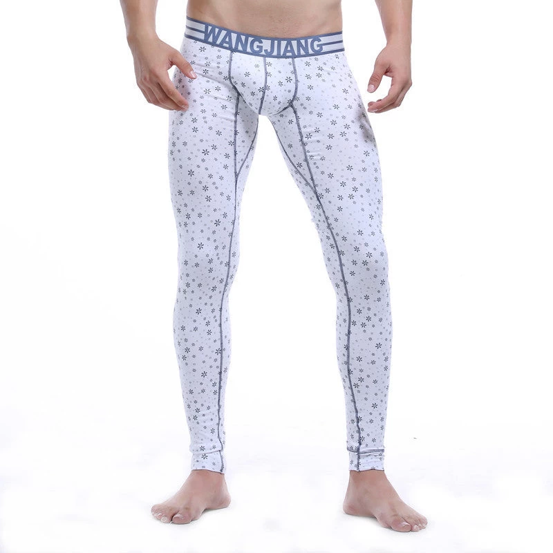 Print Winter Autumn Pajamas Sexy Cotton Mens Sleep Bottoms Fashion Sleeping Pants Men Sleep Wear