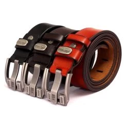 Designer Belt For Men High Quality Genuine Leather Gold Pin Buckle Belt Men Vintage Casual Women Jeans Belt