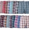 Classic Plaid Men Boxer Shorts Mens Underwear Trunks Cotton Cuecas Underwear Boxers For Male Mix Color 4 Pieces/Lot