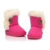 Winter Children's Boots Brown Plush Flat With Shoes Baby Kids Boys Girls Boots Cotton Fabric Boot Warm Buckle Shoes 21-35