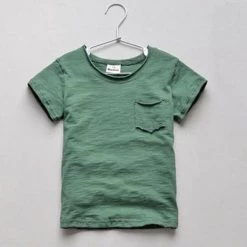 2-10 Years Summer Cotton Fiber Short Sleeve T-shirt Boys Clothing O-neck Children T Shirts