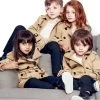 Fashion Girls Boys Trench Clothing Children Wind Jacket Autumn Winter Child Casual Coat Turn-down Collar Outwear