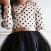 Winter Dress Long Sleeve Girls Clothing Polka Dot Dresses For Girls Princess Party Costume Kids Clothes