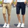Brand Mens Shorts Print Casual Men's Shorts Fashion Cotton Shorts Shorts Khaki White Green