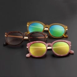 Fashion Kids Alloy Sunglasses Children Boys Girls UV400 Vintage Round Sun Glasses UV400 Sun Shade Eyeglasses Sunglass