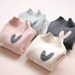 Children's Clothes Girls Cotton Long Sleeve Love Heart T-shirt Kids Fashion Tops Tees T Shirts For 2-7T