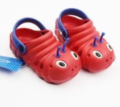 Baby Shoes Kids Slodes EVA Cute Cartoon Caterpillars Pattern Breathable Shoes Baby Boy Girl Beach Summer Wear