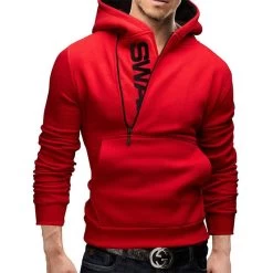 Fashion Slim Fit Casual Autumn & Winter Zipper Hoodies Men,Long Sleeved Pullover Sweatshirt Five Colors Men Hoodies,W03