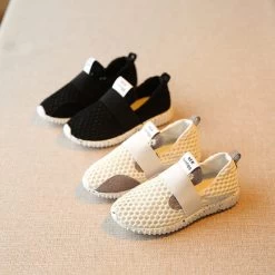 Children Boys Shoes Net Fabric Kids Summer Breathable Gauze Confortable Girls Casual Shoes