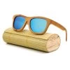 Fashion Products Men Women Glass Bamboo Sunglasses Au Retro Vintage Wood Lens Wooden Frame Handmade