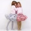 Girls Fluffy 2-18 Years Chiffon Pettiskirt Solid Colors Tutu Skirts Girl Dance Skirt Christmas Tulle Petticoat