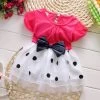 1-3 Years Old Baby Girls Dress Summer Cotton Material Style Dot Bow Baby Clothes Princess Infant Dresses