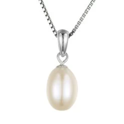 10-8mm Cultured Freshwater Pearl Pendant 925 Sterling Silver Jewelry For Women Fine Jewelry Not Include A Chain