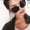 UV400 Protection Ladies Cat Eye Sunglasses Oversized Acetate Frame Oculos Summer Transparent Big Sun Glasses